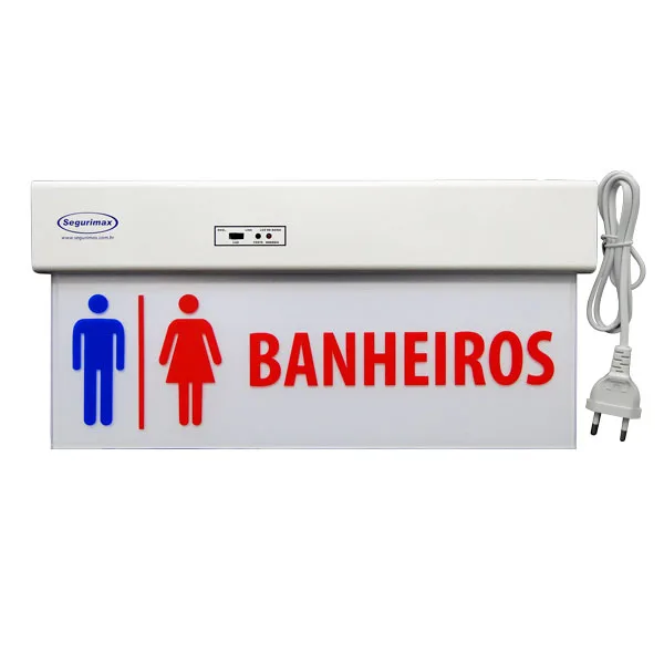 Sinalizador Banheiro Face Unica